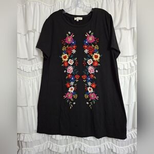 Umgee Embroidered Dress/Tunic Women's Size XL